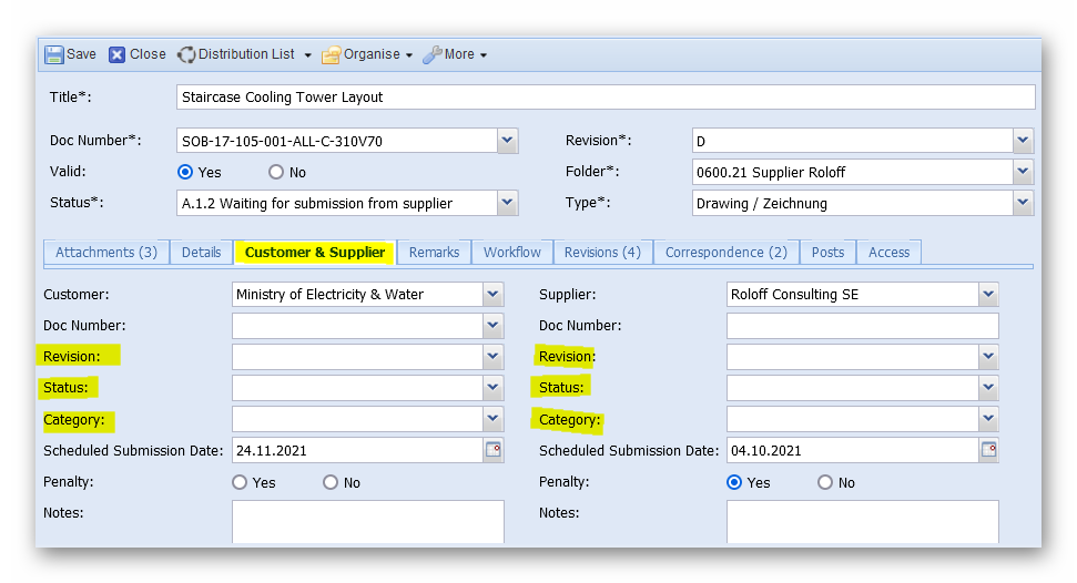 Document Settings