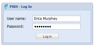 PIRS Login